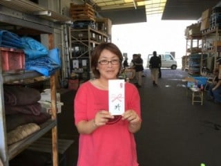 社長賞ゲット　濱本さん