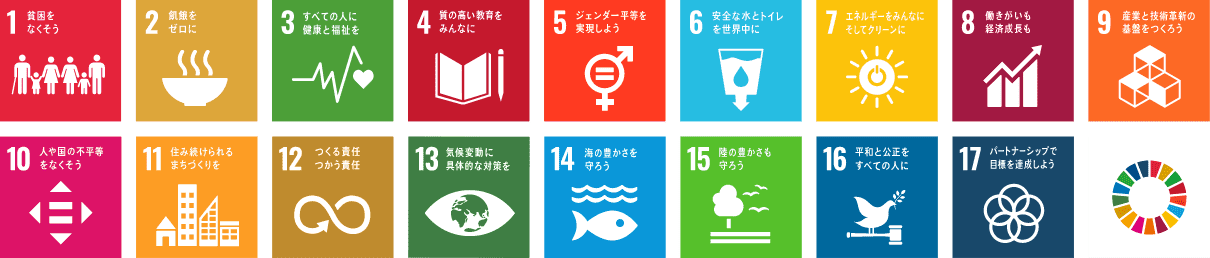 SDGs（持続可能な開発目標）17の目標